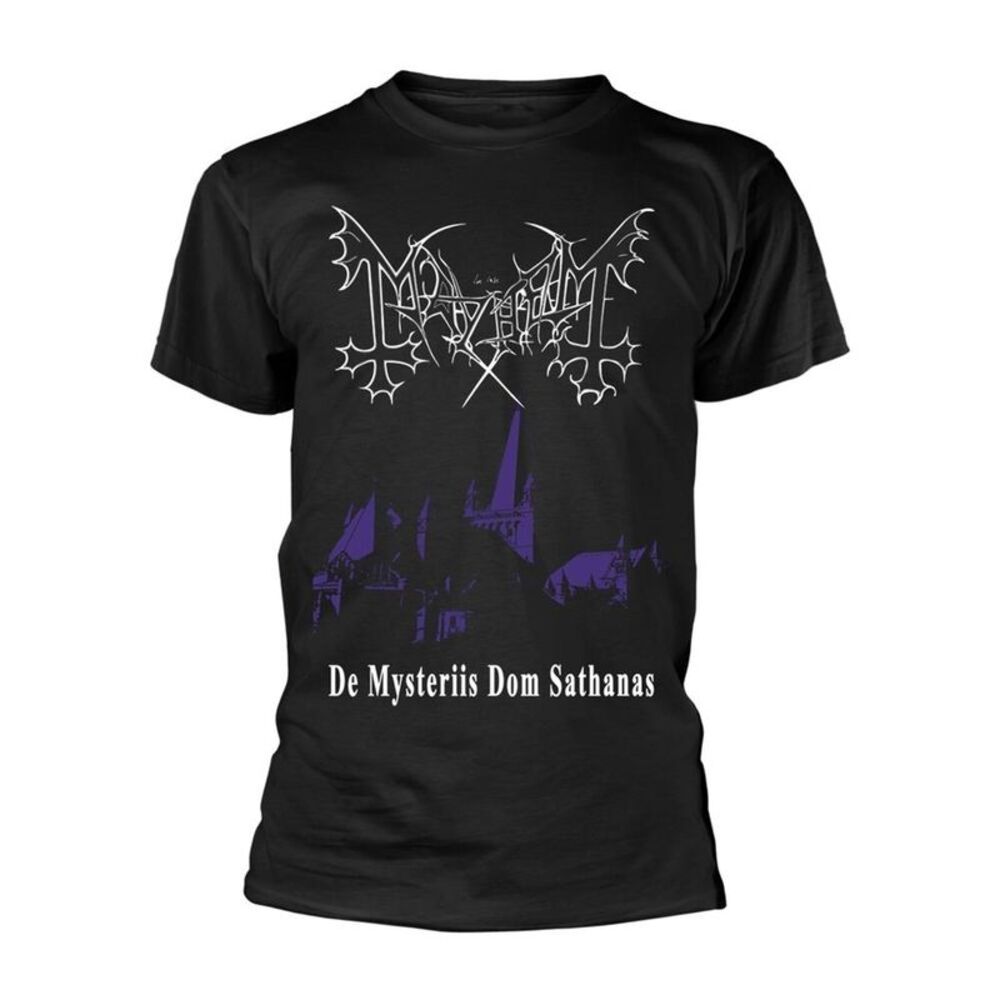 Mayhem Unisex Adult De Mysteriis Dom Sathanas T-Shirt / Black